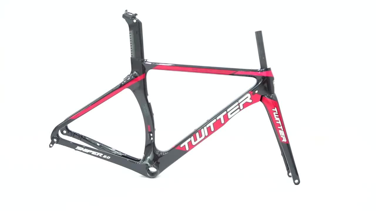 TWITTER ロードバイクフレーム サイズS ツイッターバイクフレームスナイパー52cm54cmCuadro de Carbono