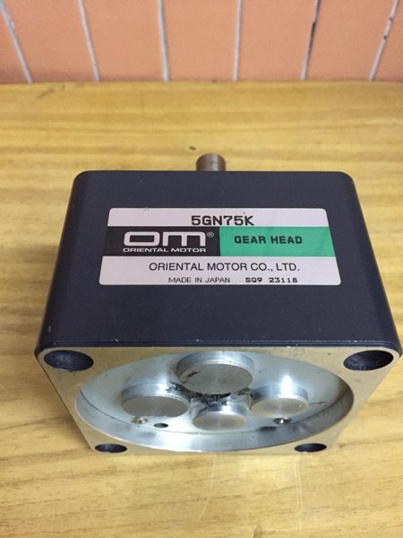 Japan Eastern motor 5GN75k reducer can be matched with GN type OM motor unpacking spot