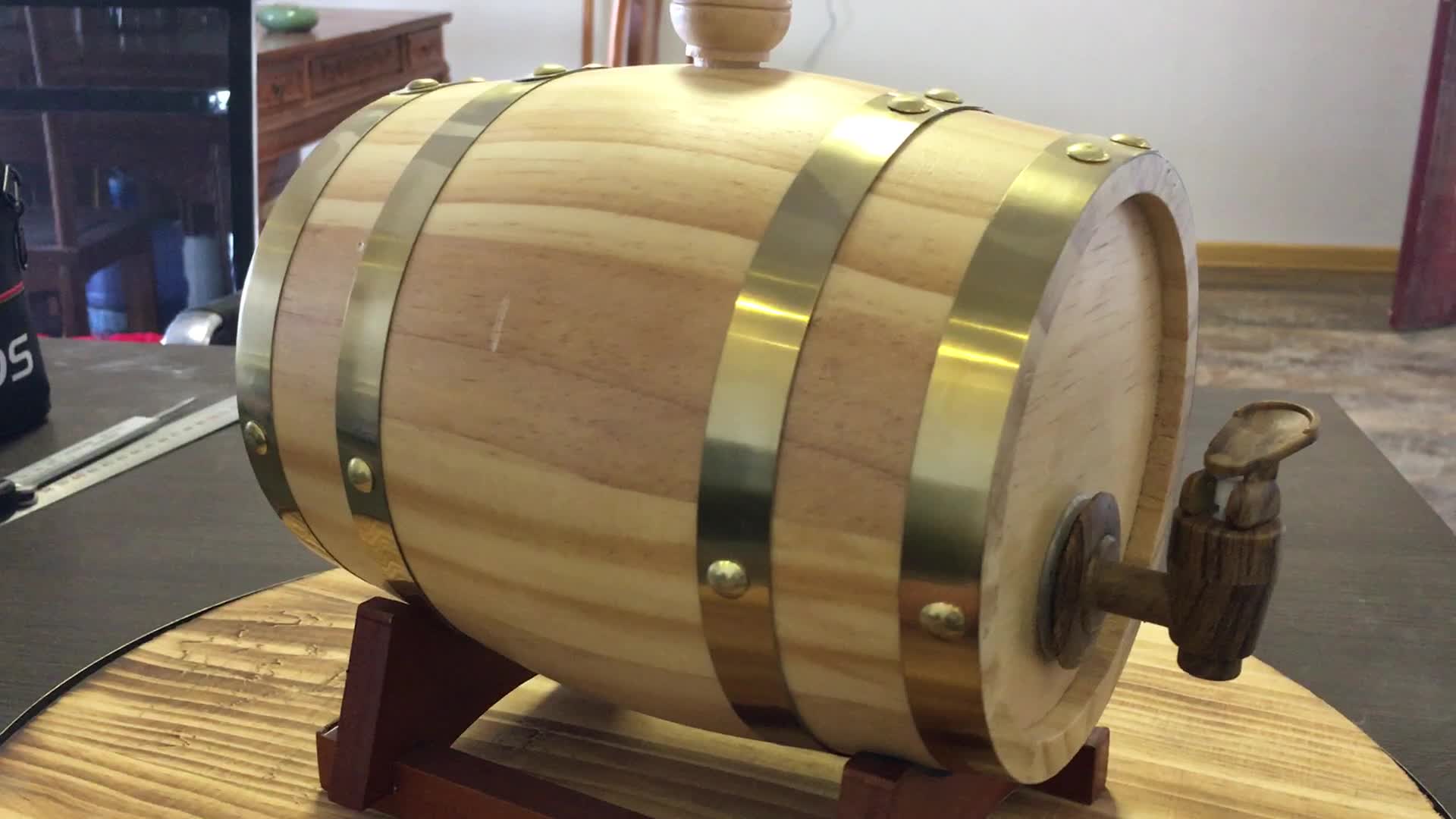 Cheap Wholesale Oak Barrels Wooden Whiskey For Wine Barrel Wine Box
