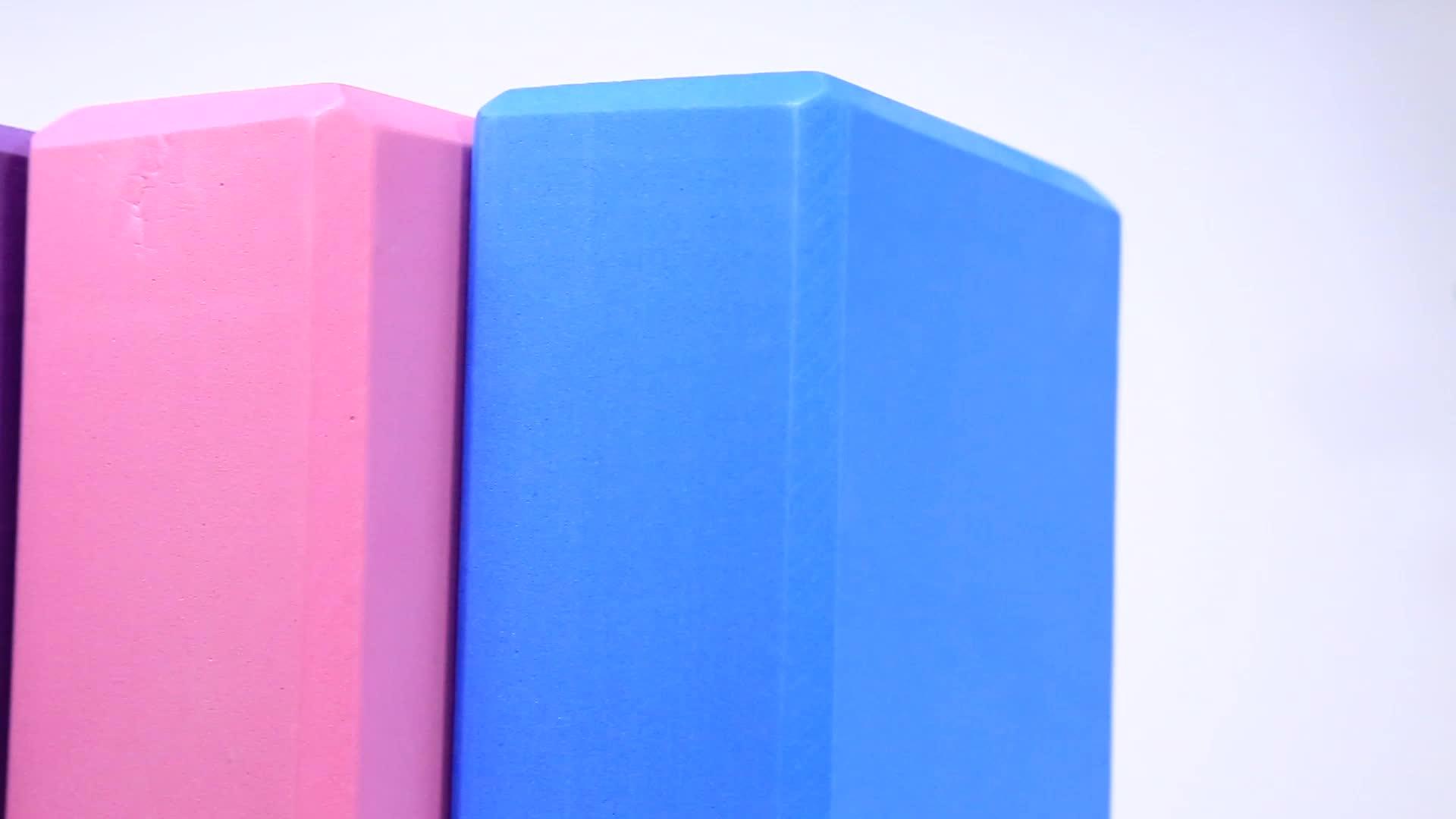 High Density Gymnastic Posture Adjustable Foam Custom Yoga Block Yoga