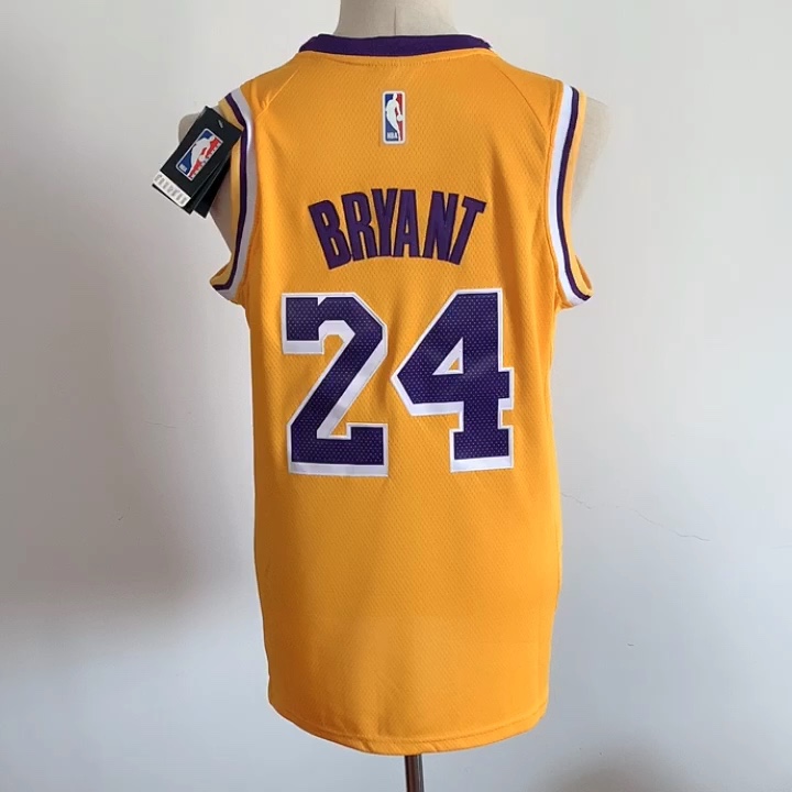 Uniforme Jersey Kobe Bryant de Los /Ángeles Lakers No.24 Verano Camisetas de Baloncesto Masculino Bordado # 24 Kobe Bryant Fans Baloncesto Ropa Bordado Artesan/ía Tejido