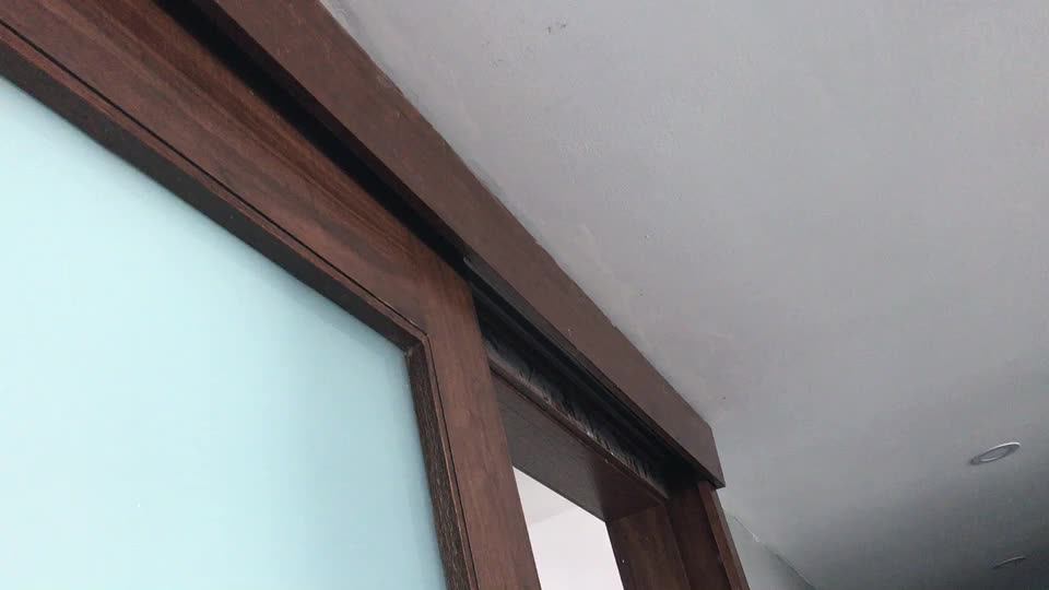 Modern Sliding Barn Door Hardware Aluminum Track And Aluminum Cover