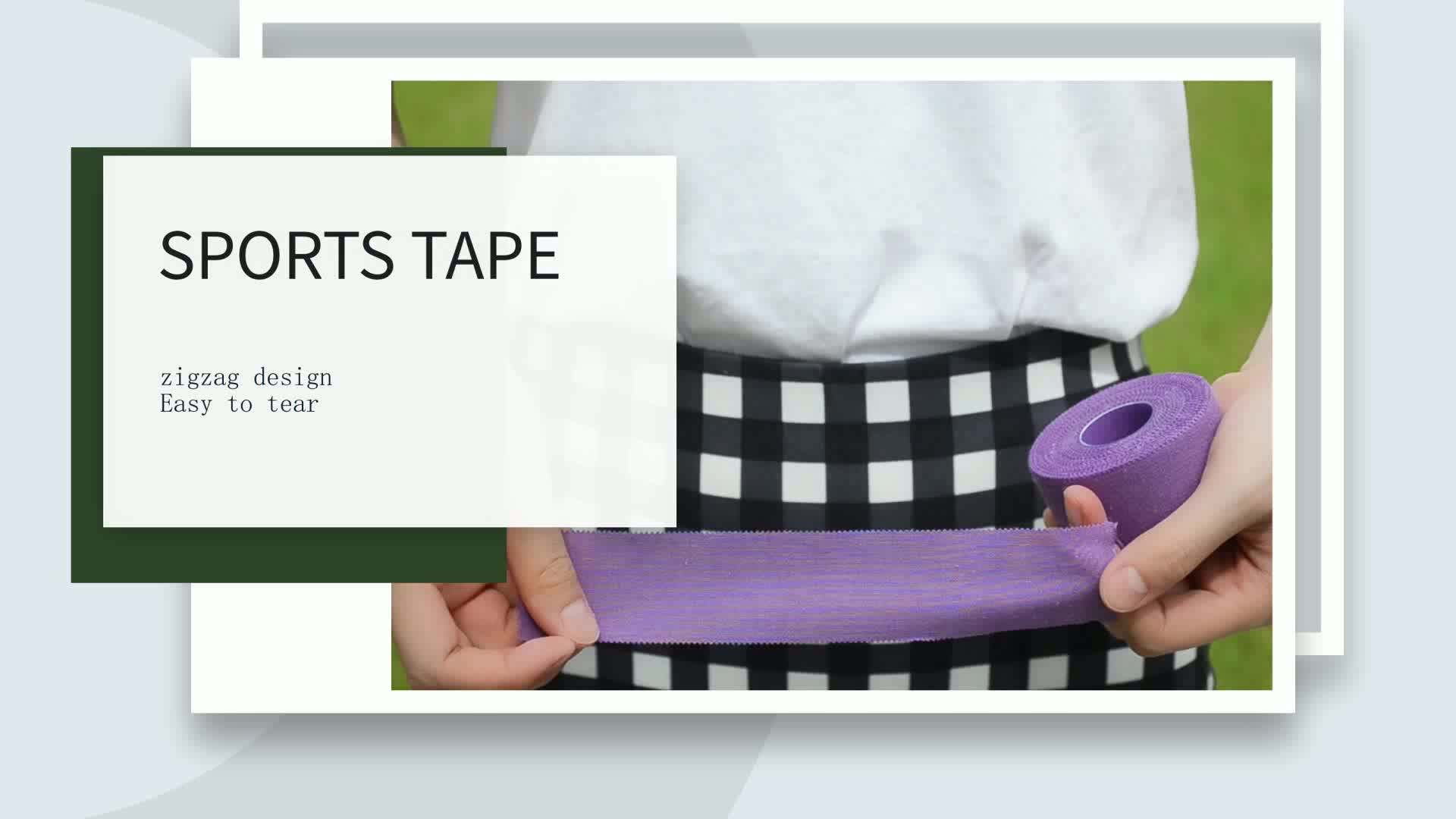 Oem Pattern Designed Athletic Cotton Sports Tape For Sports Safety