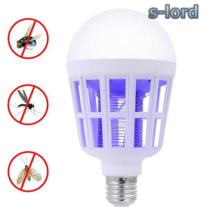 Hot Selling Led Uv Light E27 15w Bulb Flying Insect Mosquito Killer Trap Lamp For Indoor Outdoor