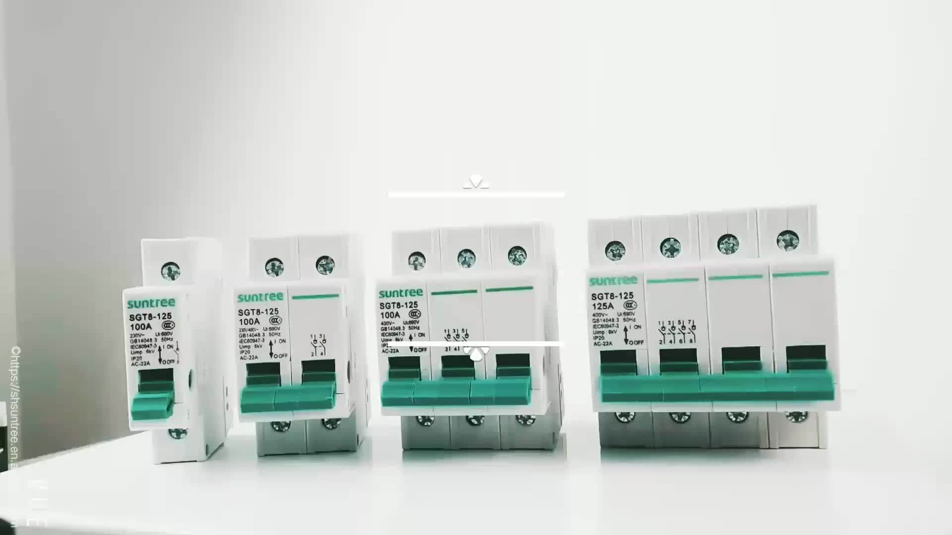 High Reliability Low Voltage Electrical Isolator Switch 3 Phase 63 Amp