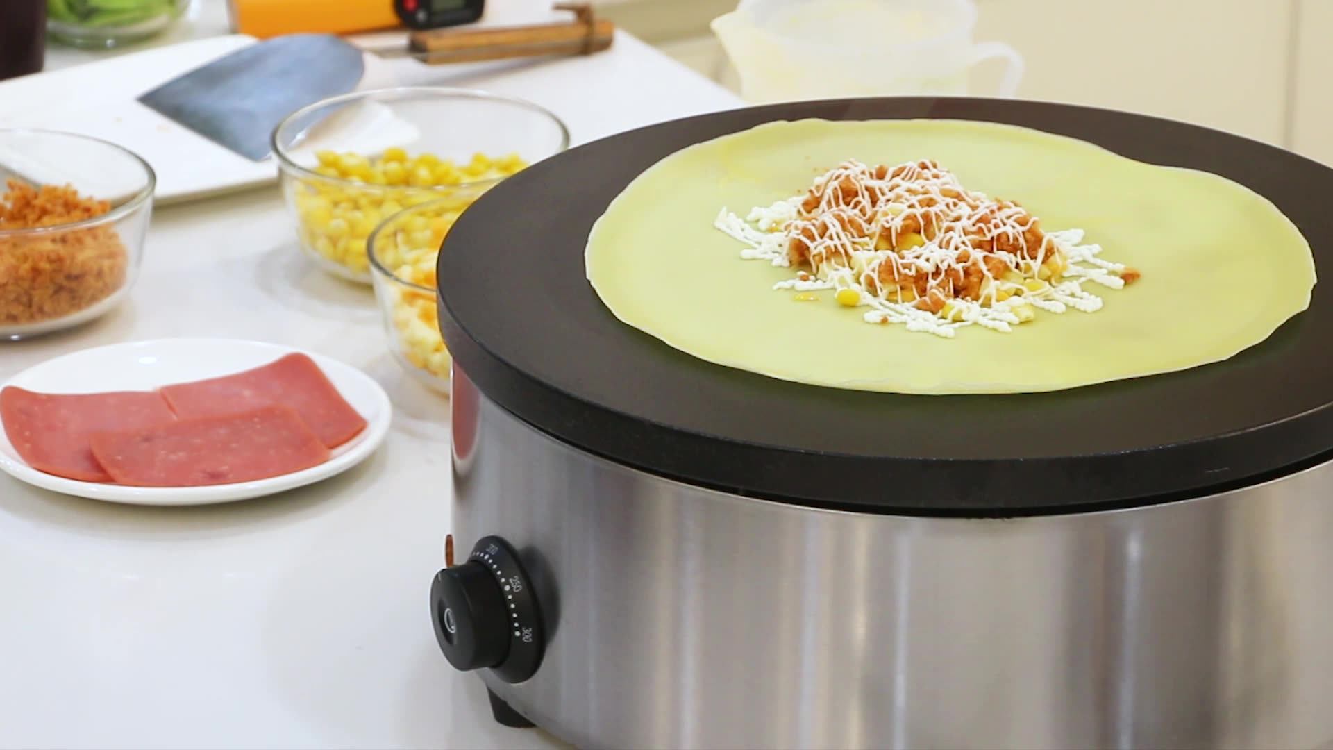 Wholesale Commercial Crepe Maker/electric Pancake Maker/crepiere