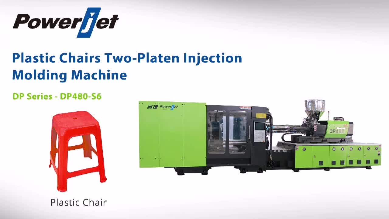 Powerjet Fully Automatic Servo Energy Saving Moulding Injection Molding Plastic Chair Making