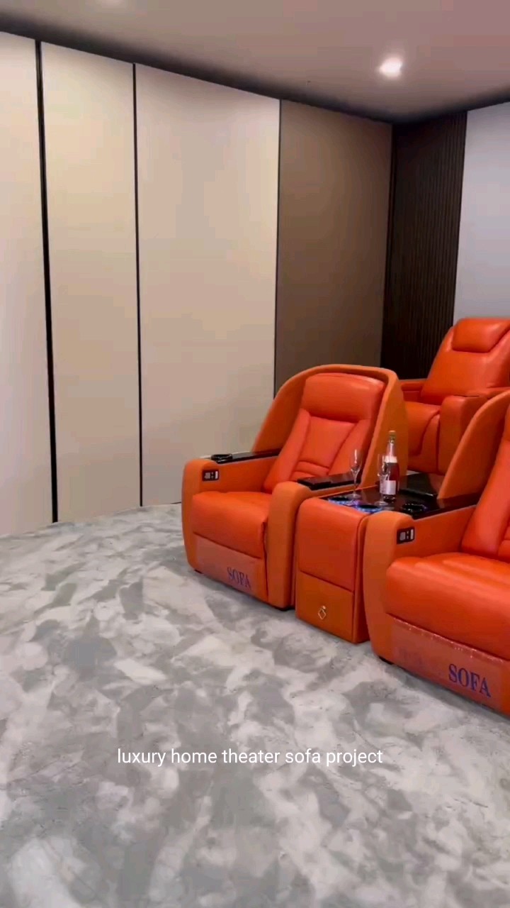 Firstclass Recliner Home Theater Sofa Customized Leather Multi