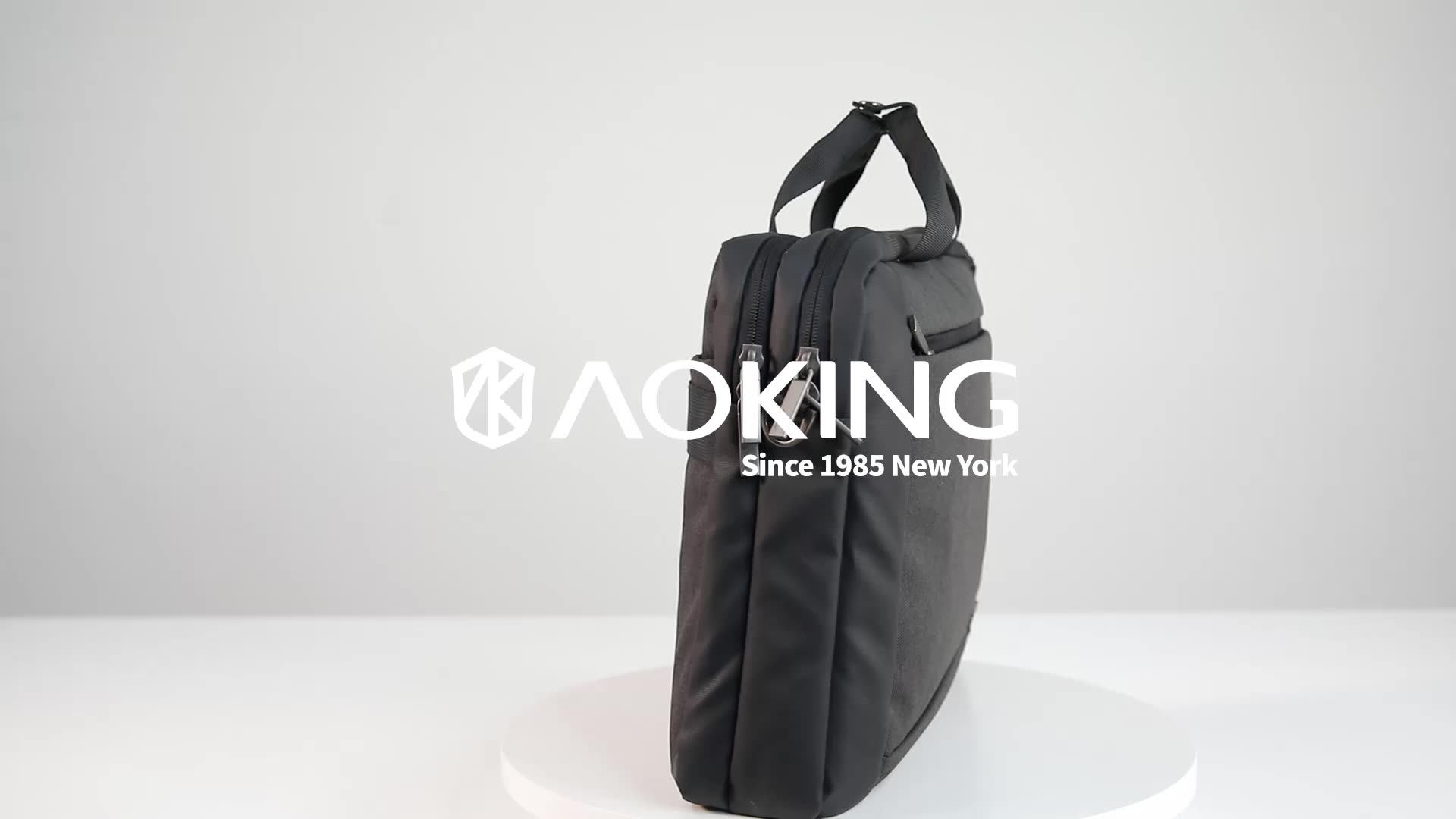 2023 Aoking Classic 13 Inch Nylon Men Shoulder Business College Brand