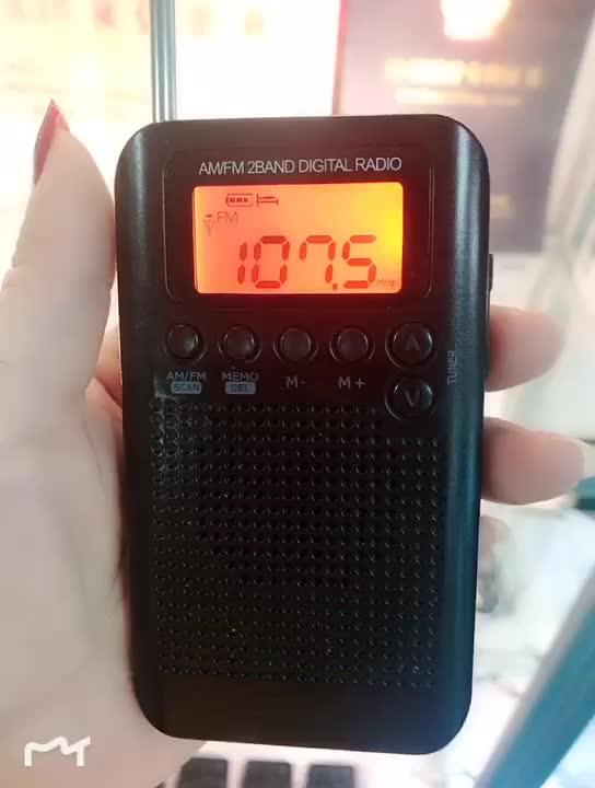 National FM-AM 2BAND digital RADIO 置時計