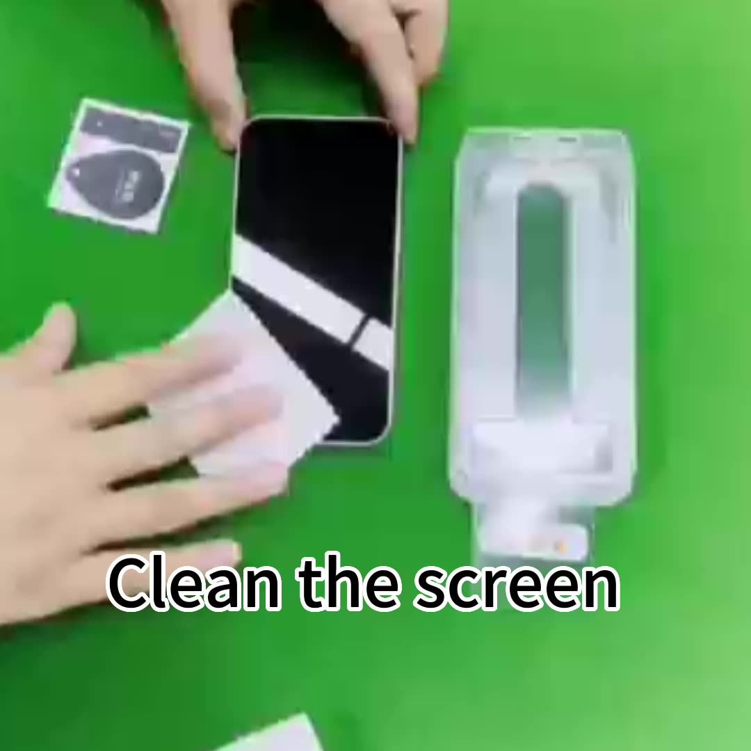 New Products Easy Applicator Tempered Glass For Iphone 11 12 13 14 Pro Max Full Cover Easy