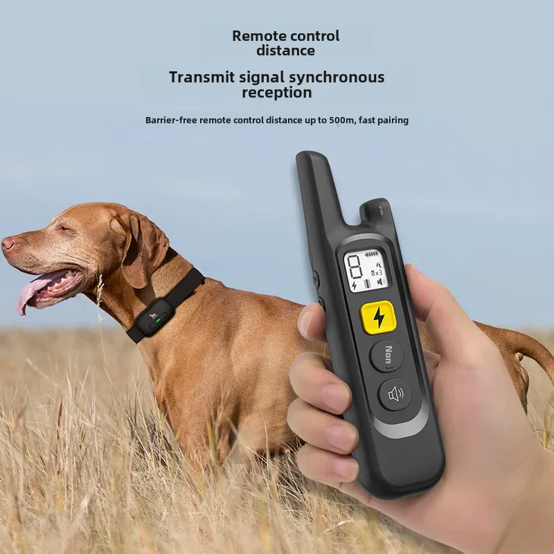 Remote Control Dog Training Device Dog Anti-barking Shock Collar Large Dog Training Electric Ring Small Dog Barking Stop Device Dog Training Device