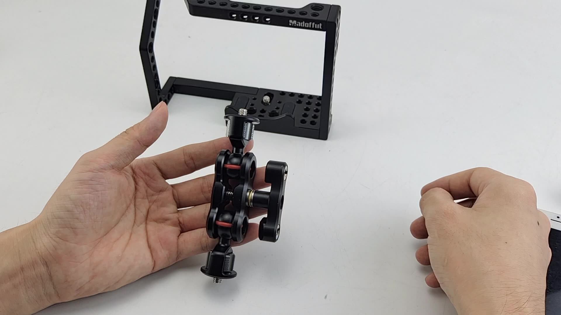 Madoffut Articulating Magic Arm Monitor Mount With 1/4" Screw Double