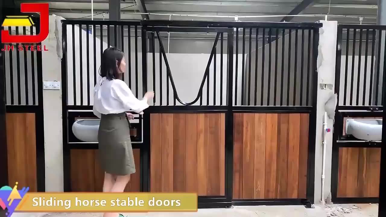 Priefert Bamboo Wood Horse Stables Boxs Horse Stalls With Optional Roof