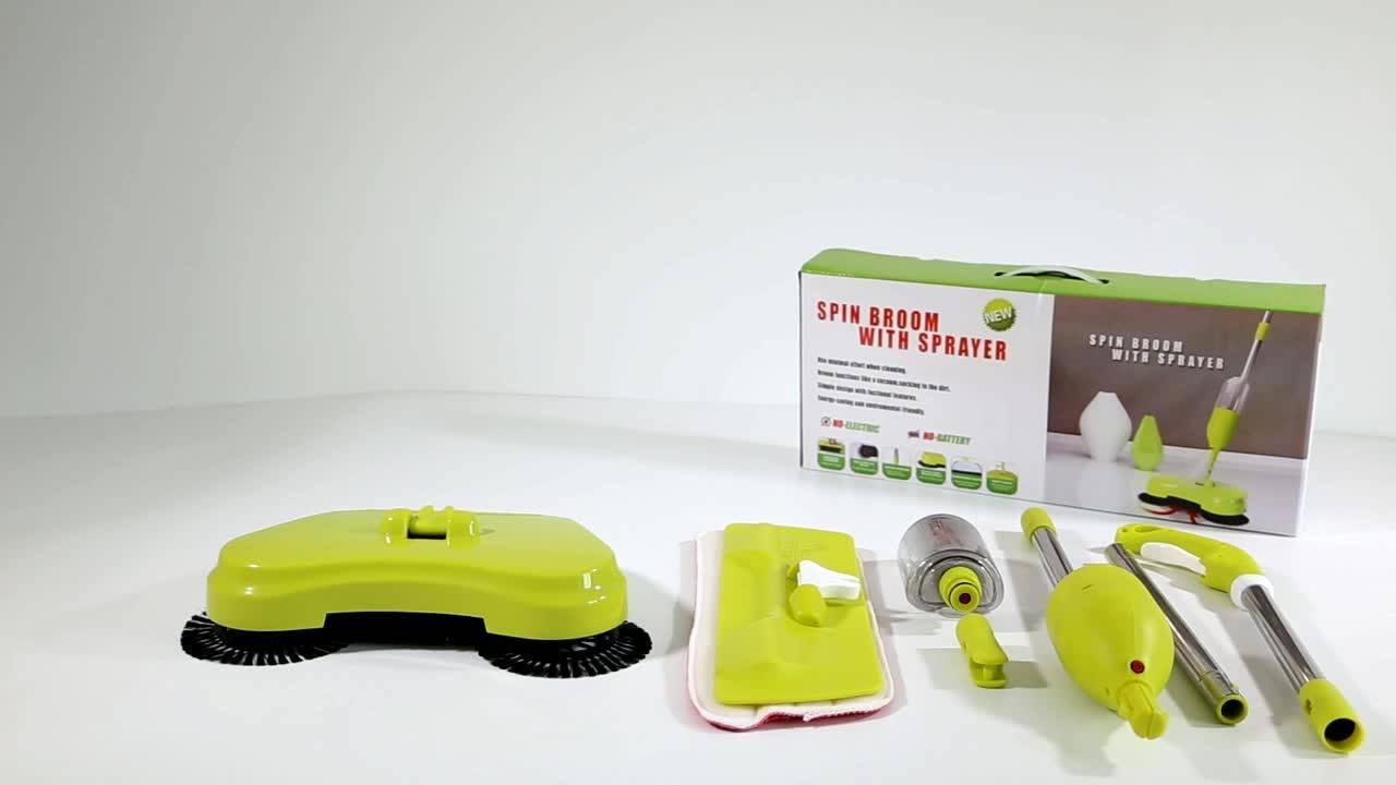 Ecofriendly Manual Floor Broom Brush Spray Sweeper,Floor