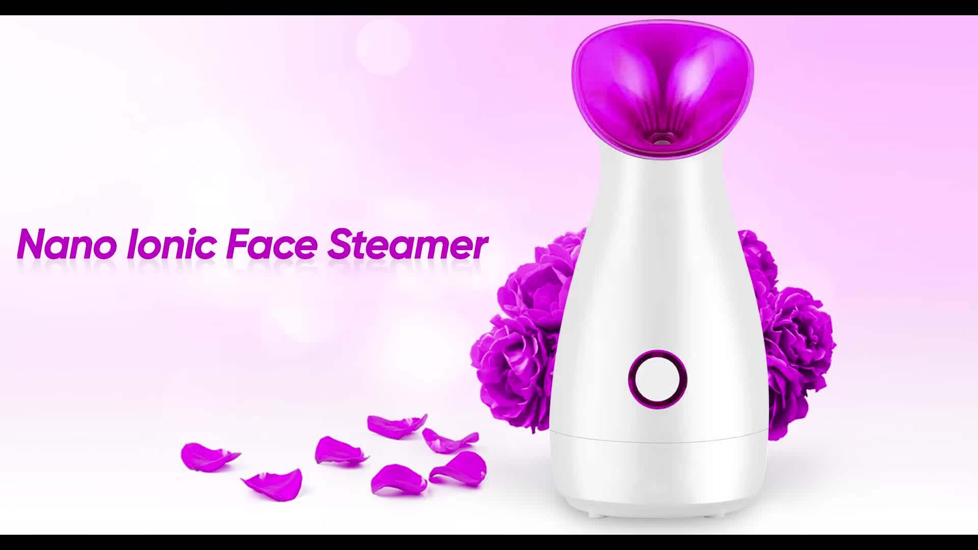 Home Facial Steamer Hot And Cold Nano Ionic Mist For Woman Home Spa