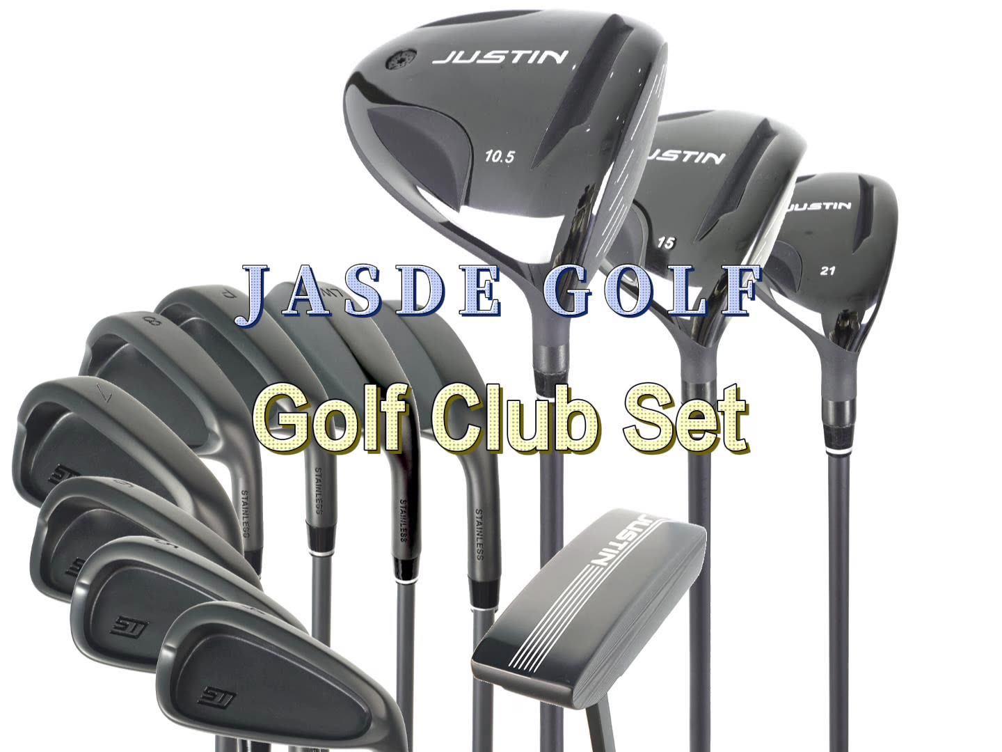 1214 Piece Men's Complete Golf Clubs Set Titanium Driver,Fairway
