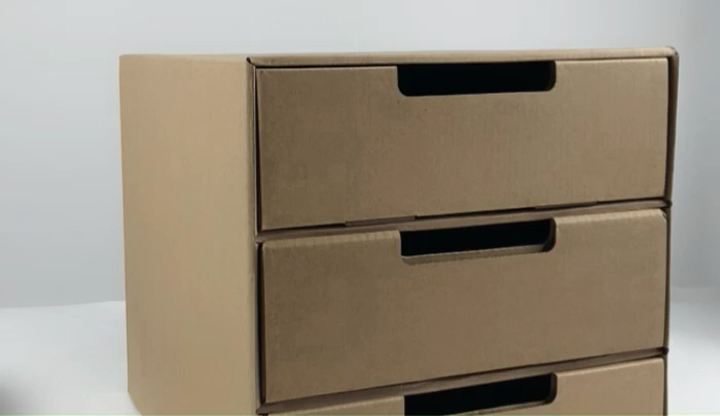 Carpeta De Archivos De Cartón Corrugado De Escritorio Plegable Para