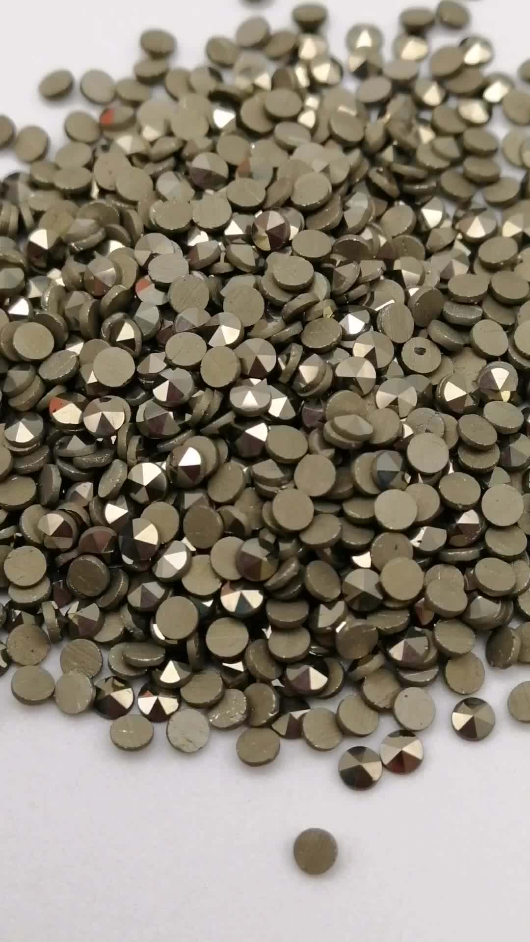 Pietra Di Marcase Sciolta Con Retro Piatto Di Forma Rotonda Per - Foto 14