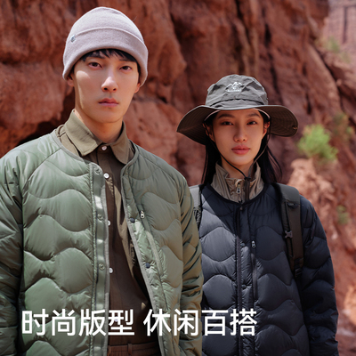伯希和户外男女款山系风格羽绒服