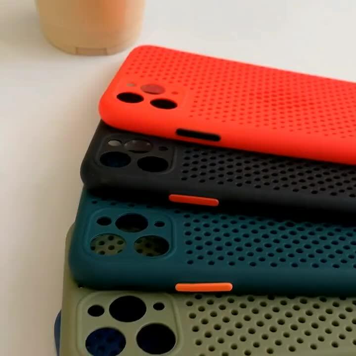 Summer Ultra Thin Tpu Phone Case For Iphone 11 Pro Max Breathable Heat