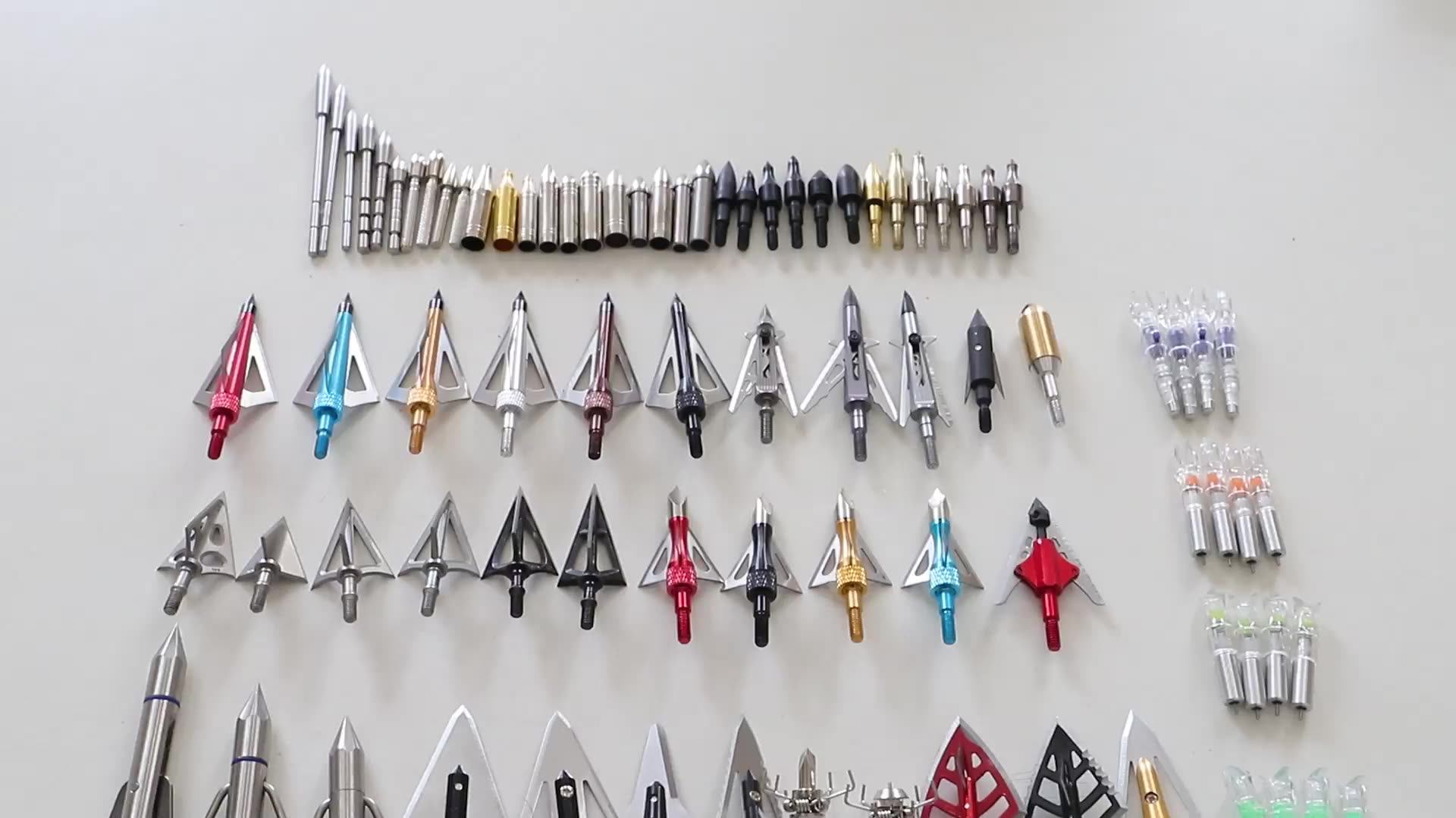 Bulk Broad head Arrowhead 100 grain fixed 3blade screwin hunting