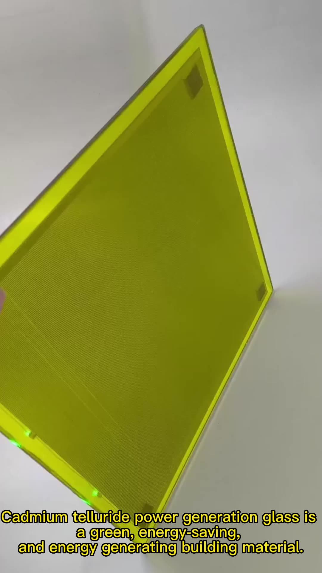 6.9mm Cdte Power Glass Bipv 250w Photovotatic Thin Film Solar Panels Frameless Facade Sunroof