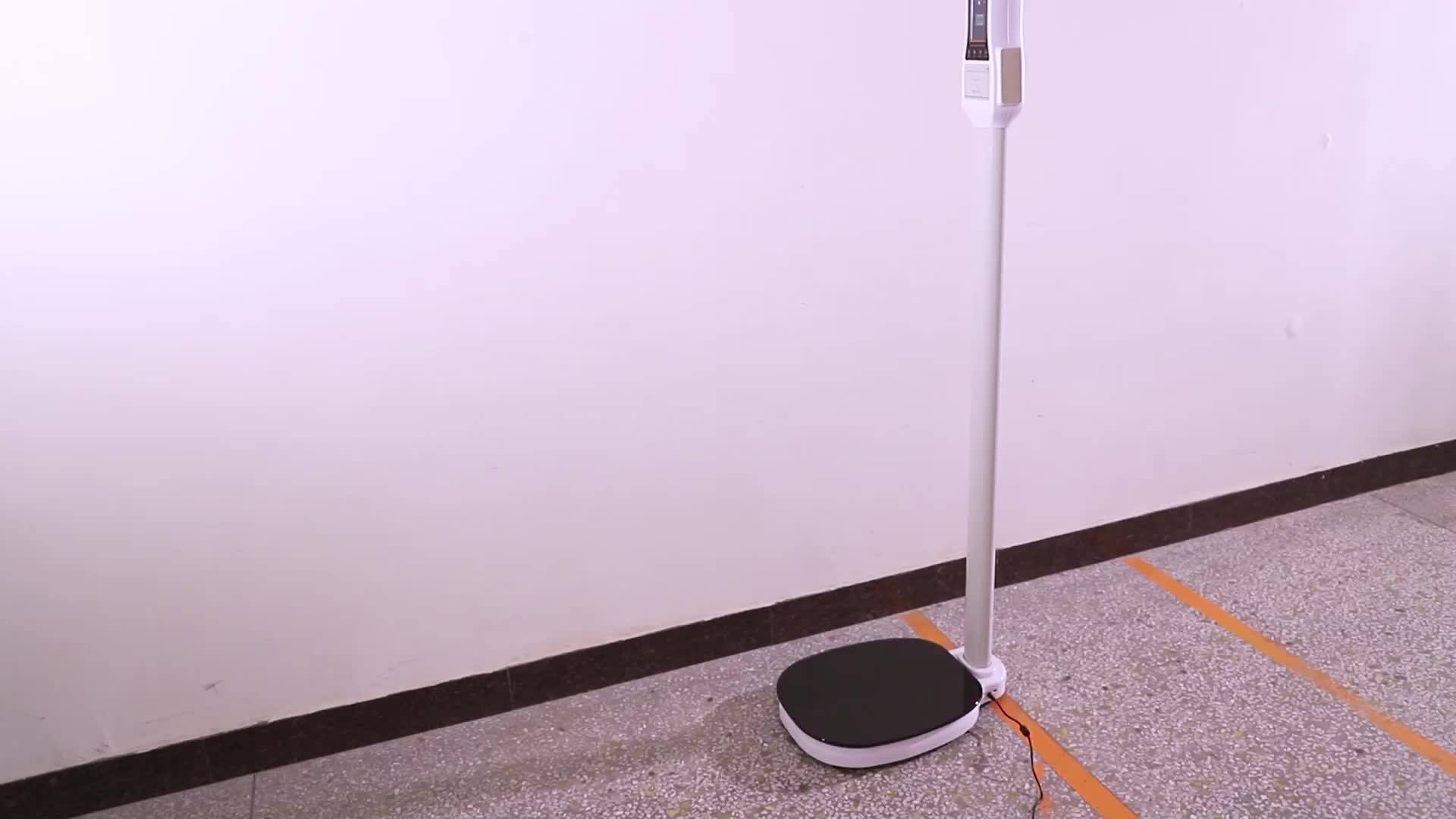 Hot Selling Ultrasonic Digital Electronic Height Weight Measurement Scale With Metrical Rod