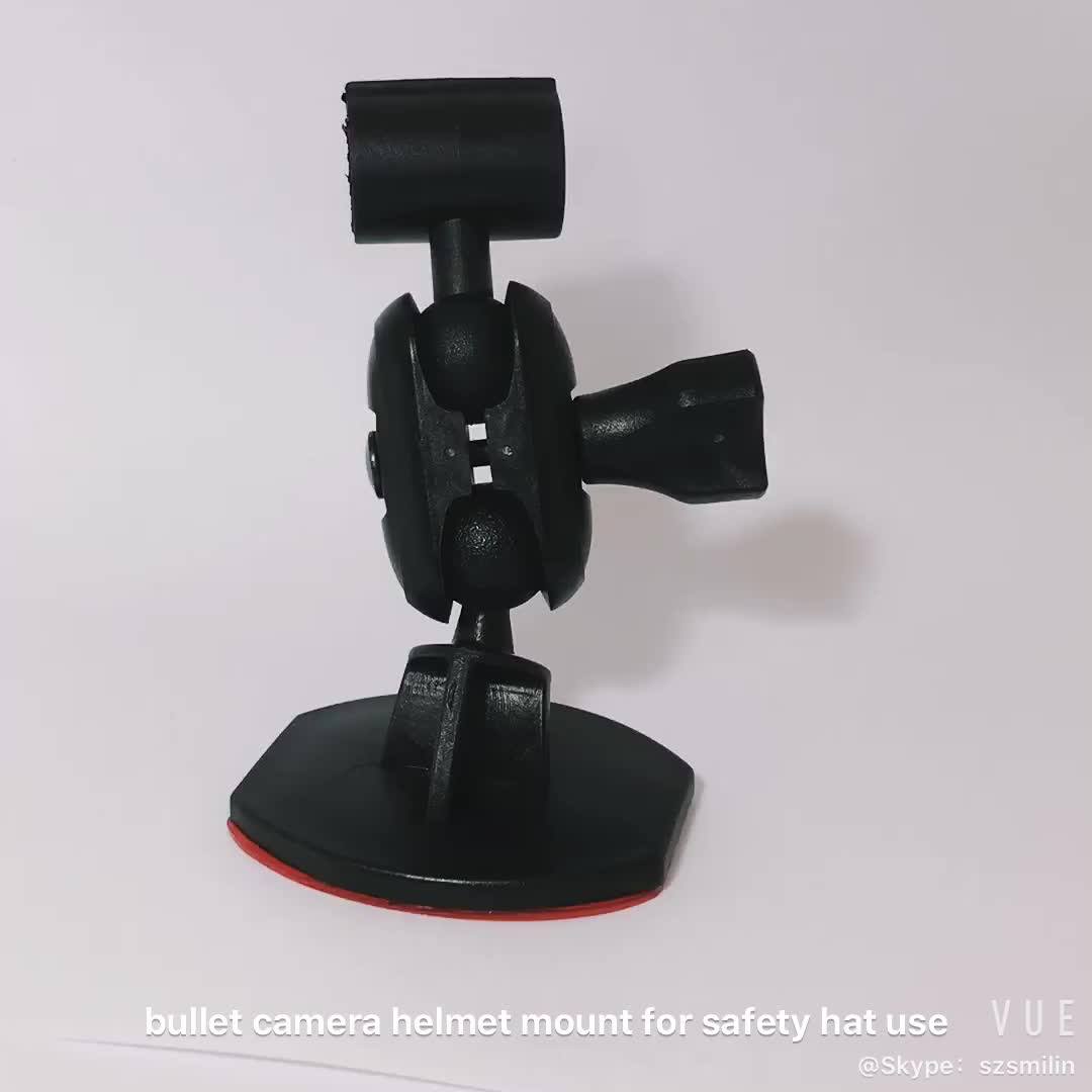 Strong Adhesive Hard Hat Mounted Safety Helmet Light Torch Camera Mount