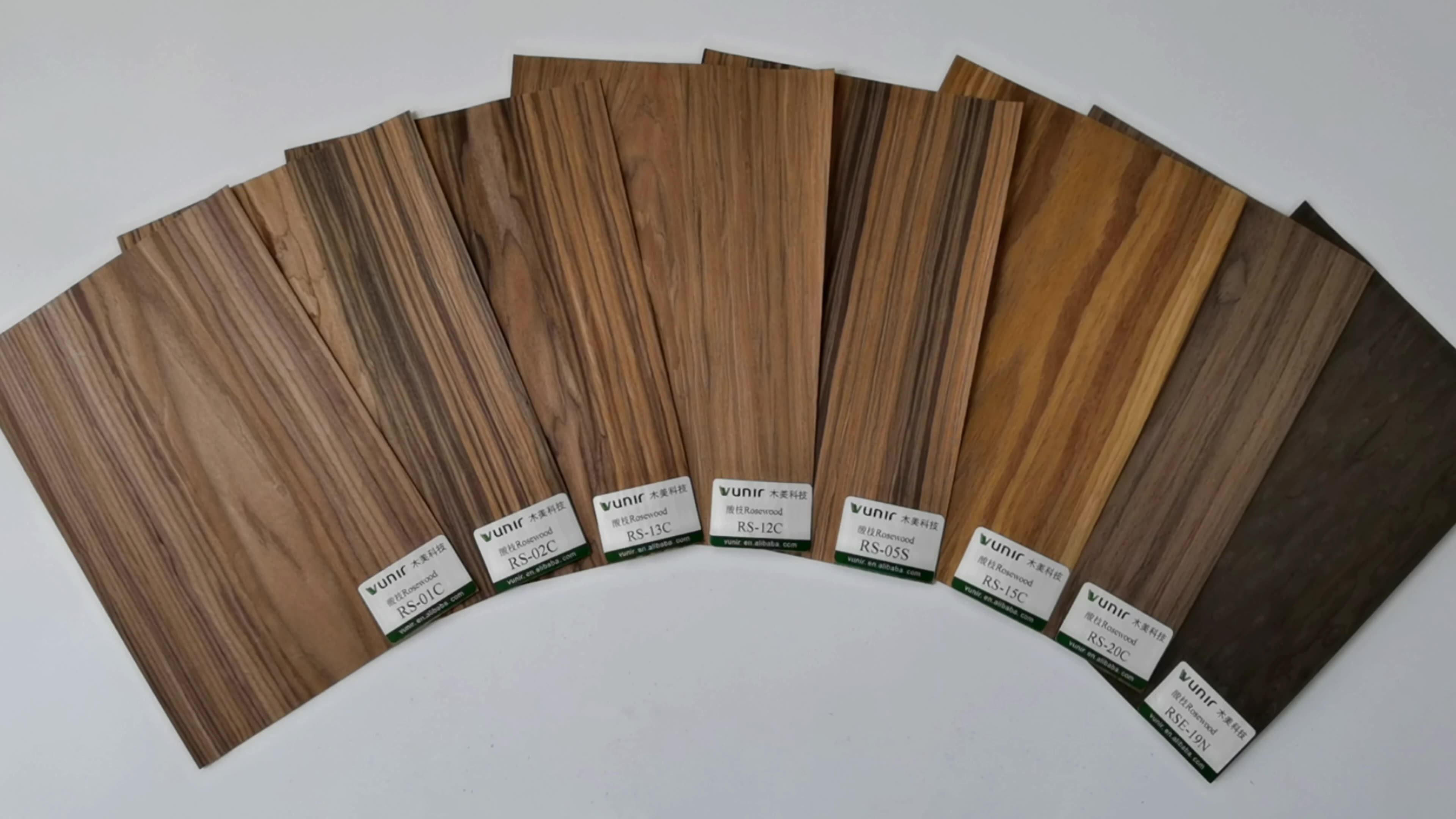 Vunir Engineered Veneers Smoked Rosewood Veneer For Furniture