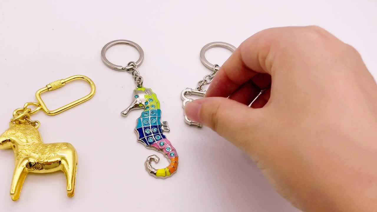 Mexico Puerto Vallarta Souvenir Ocean Series Seahorse Monument Charms