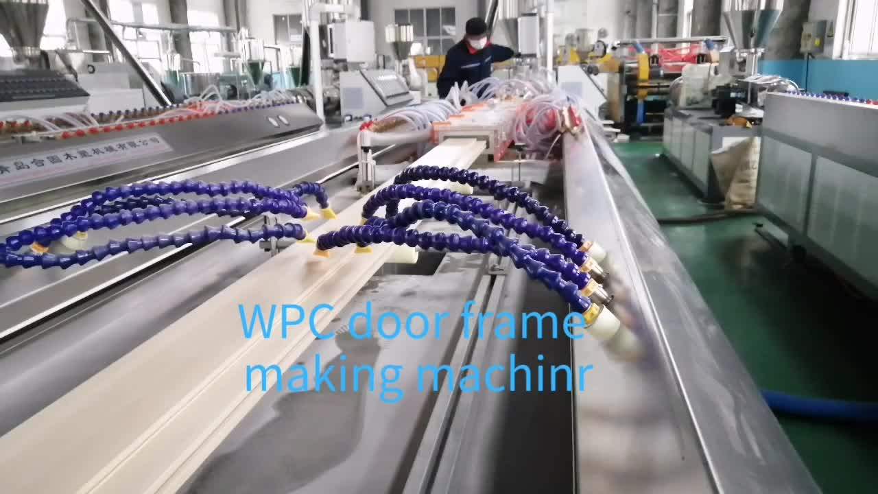 Pvc Wpc Door Frame Production Line/wpc Door Jamb Making Machine/wpc