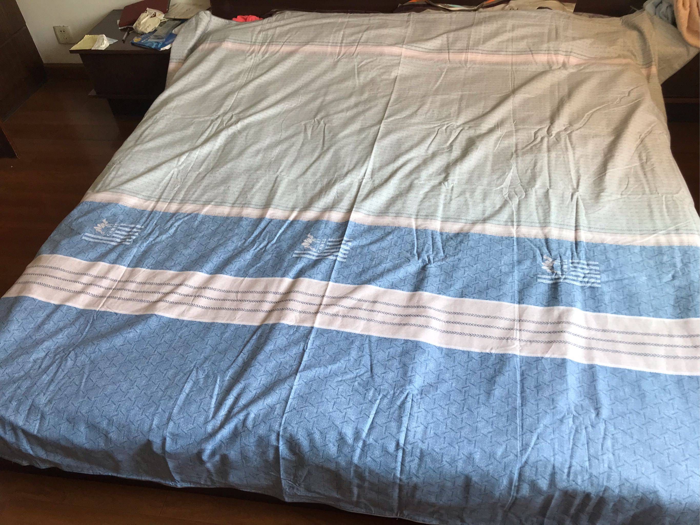 水星家纺官网—早春系列全棉四件套颜色搭配的很好！