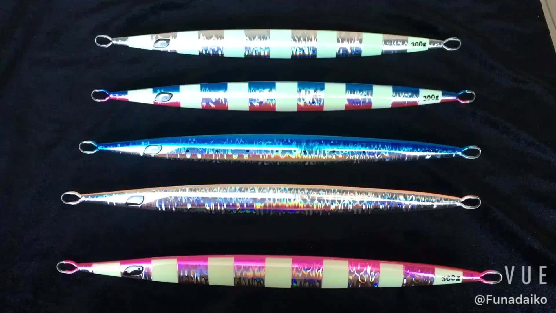 Funadaiko Slow Jigging Lure Metal Jig Fishing Bait Slim Jig For