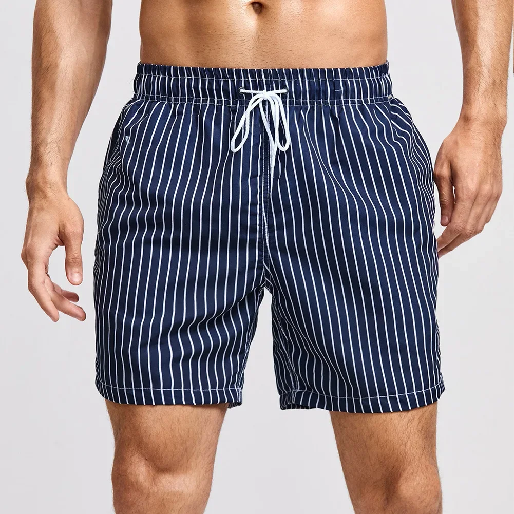 Surfing Swimming Trunks Men's Loose Printed Casual Beach Trunks Spa Shorts Ins Style Swimming Trunks POD Customization
