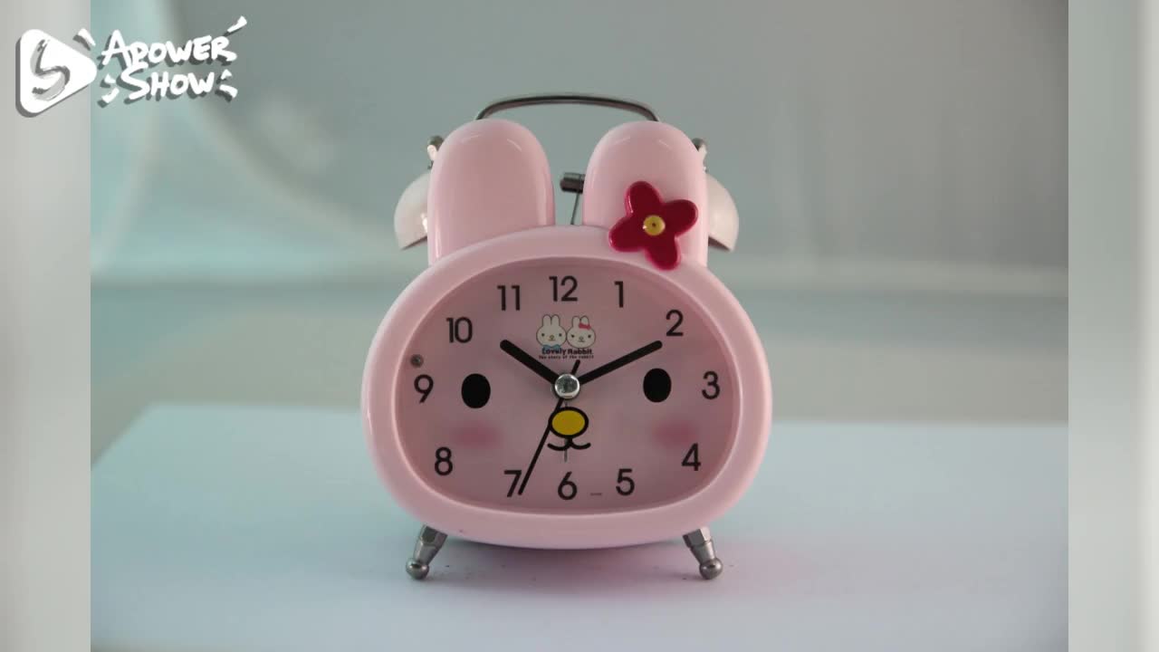 Rabbit Shape Kids Twin Bell Alarm Clock Buy Rabbit Clock,Kids Alarm