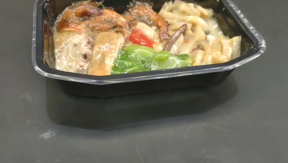 Vacuum Packed Ready Meal Tray Sealing Machine Vacuum Skin Packaging