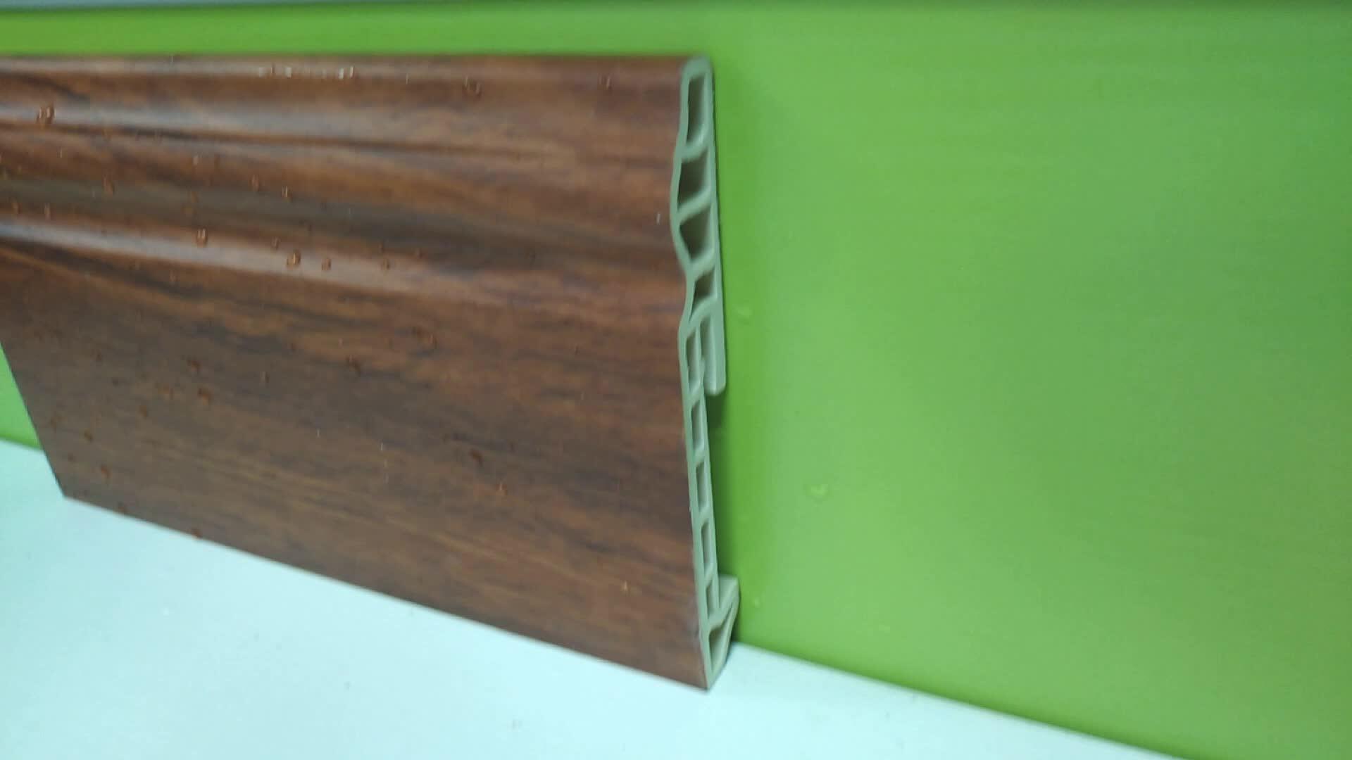 2018 New Waterproof 120mm Pvc Baseboard Moulding Buy Pvc Baseboard