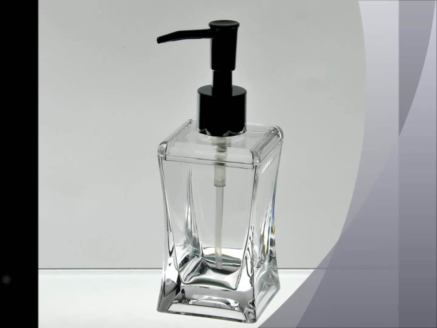 Square Clear Bathroom Plastic Dispenser Bottle Buy Dispenser Bottle,Plastic Dispenser Bottle