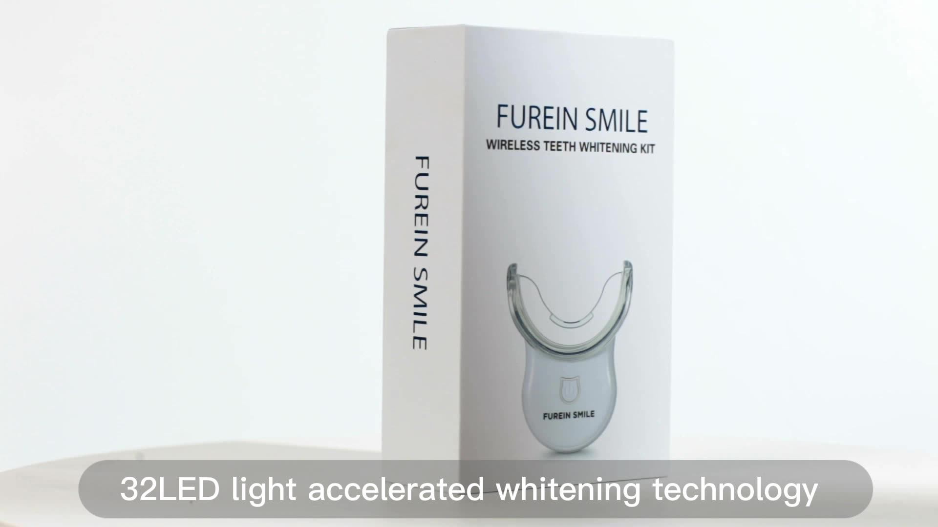 Fastacting Tooth Whitener 32 Led Blue Red Light Teeth Whitening Lamp
