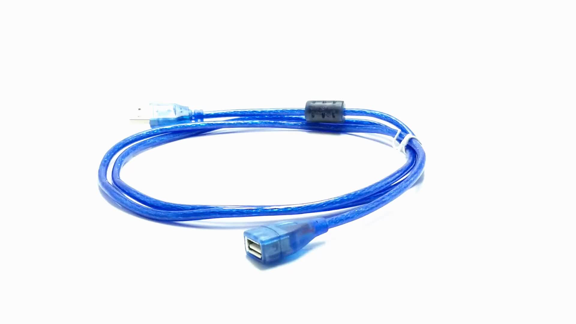 Wholesale China Pvc Jacket 26awg Cable Usb,1.5m Blue Usb Extension