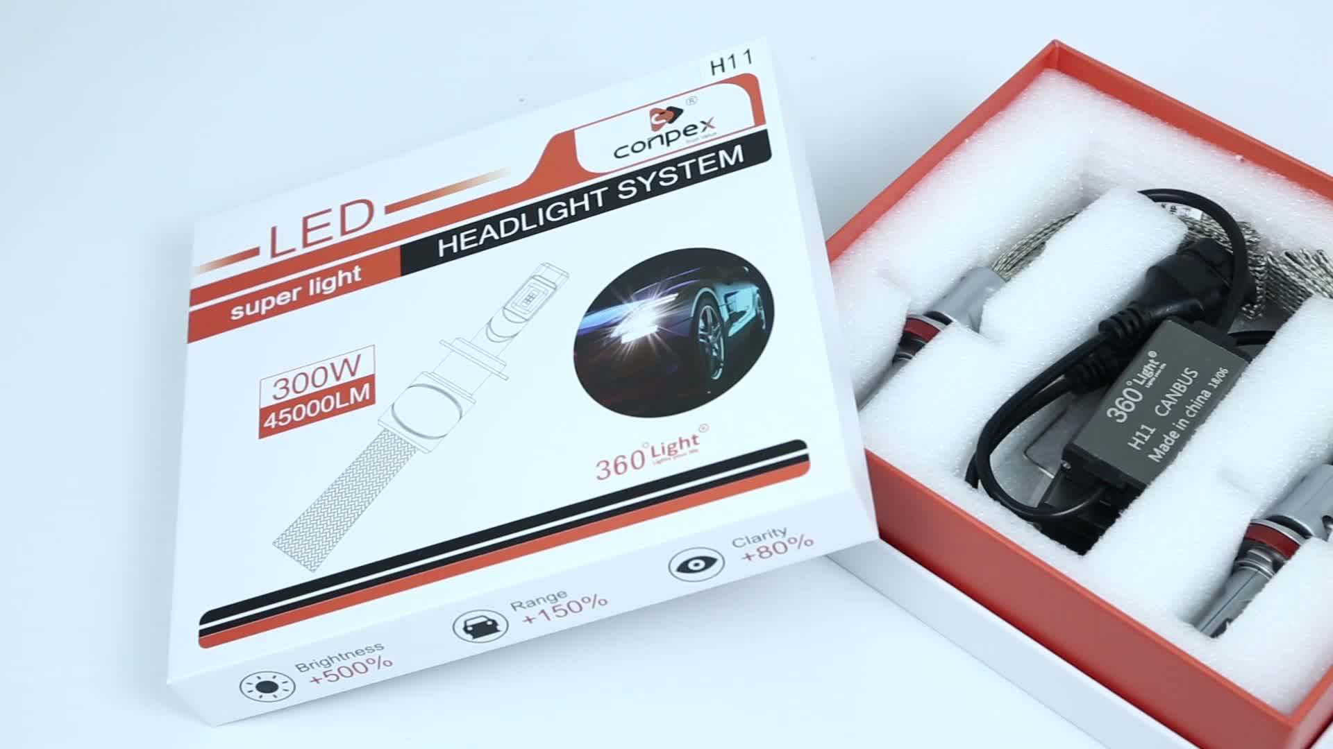 Conpex Car Accessories Auto Lighting System H7 Led Light Headlight H1 H4 H11 12v 24v Buy Auto