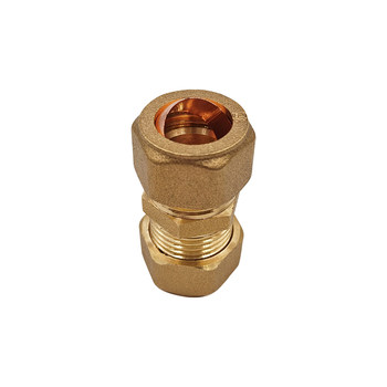Double-head clamping copper tube quick connector flat panel solar copper tube 22mm dual-seat direct copper tube joint accessories
