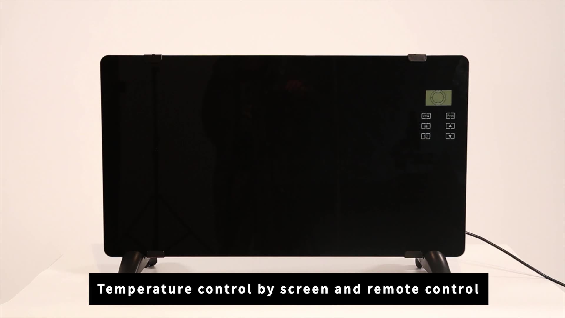 Wall Mounted Home Heater Electric Infrared Glass Panel Heater .. Buy