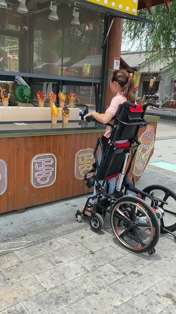 Electric Standing Wheelchair Manual/electric Reclining And Legrest
