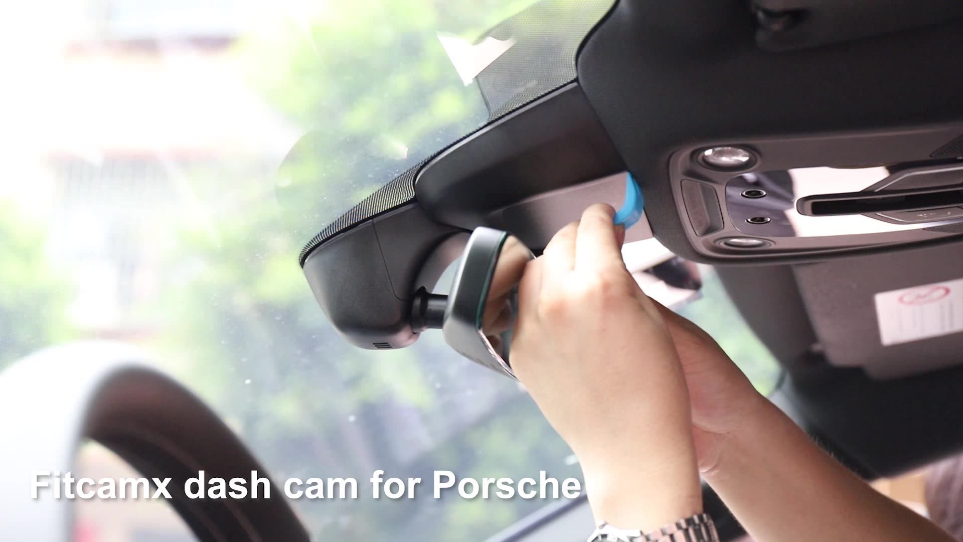 KBSYNT 4K Hidden Dash Cam For Porsche - OEM Style Fit For Cayenne, 911, Panamera & Taycan (2017-2024 Models) With WiFi, App & 64GB Card