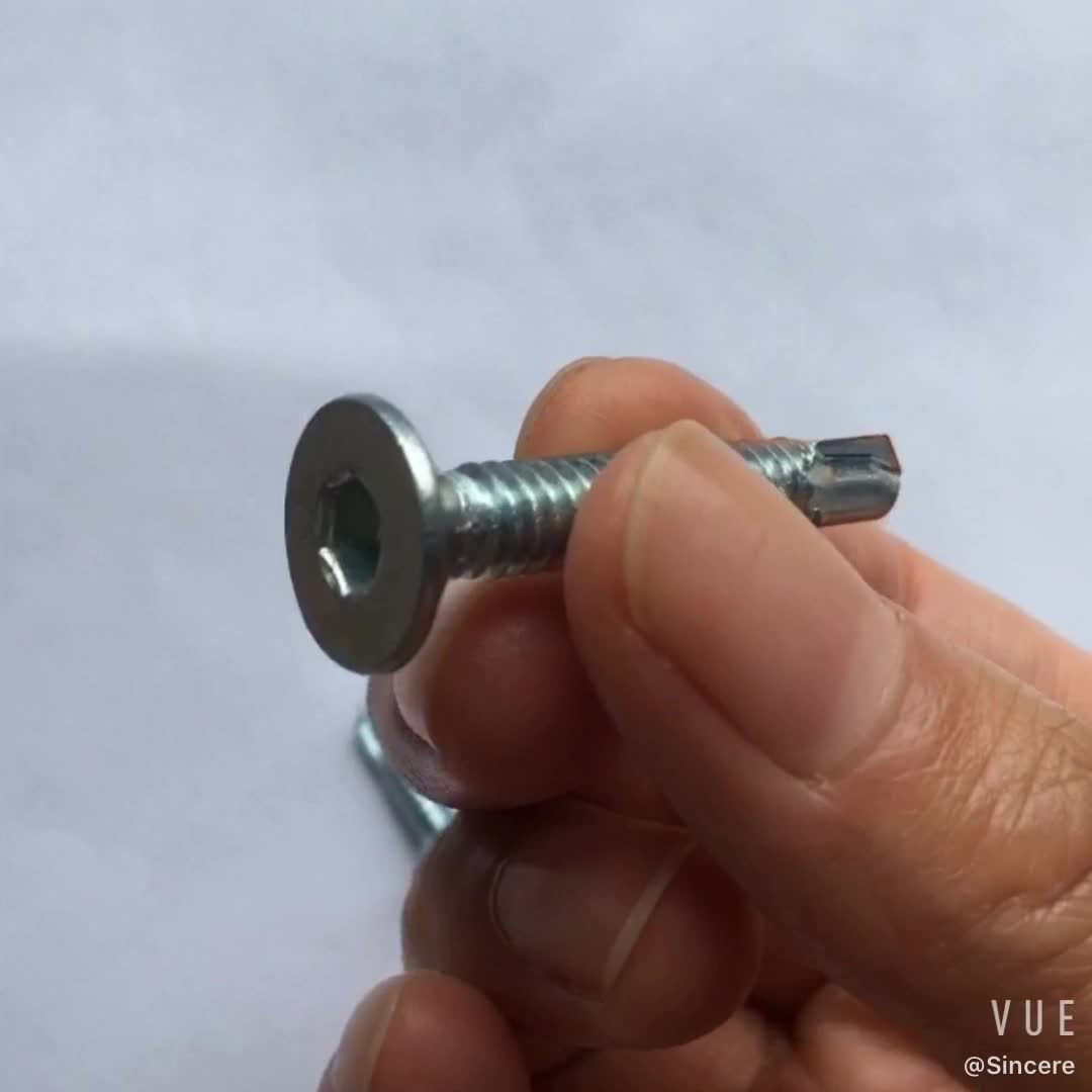 Hex Socket Countersunk Head Self Drilling Screws Tek Screws Buy 410