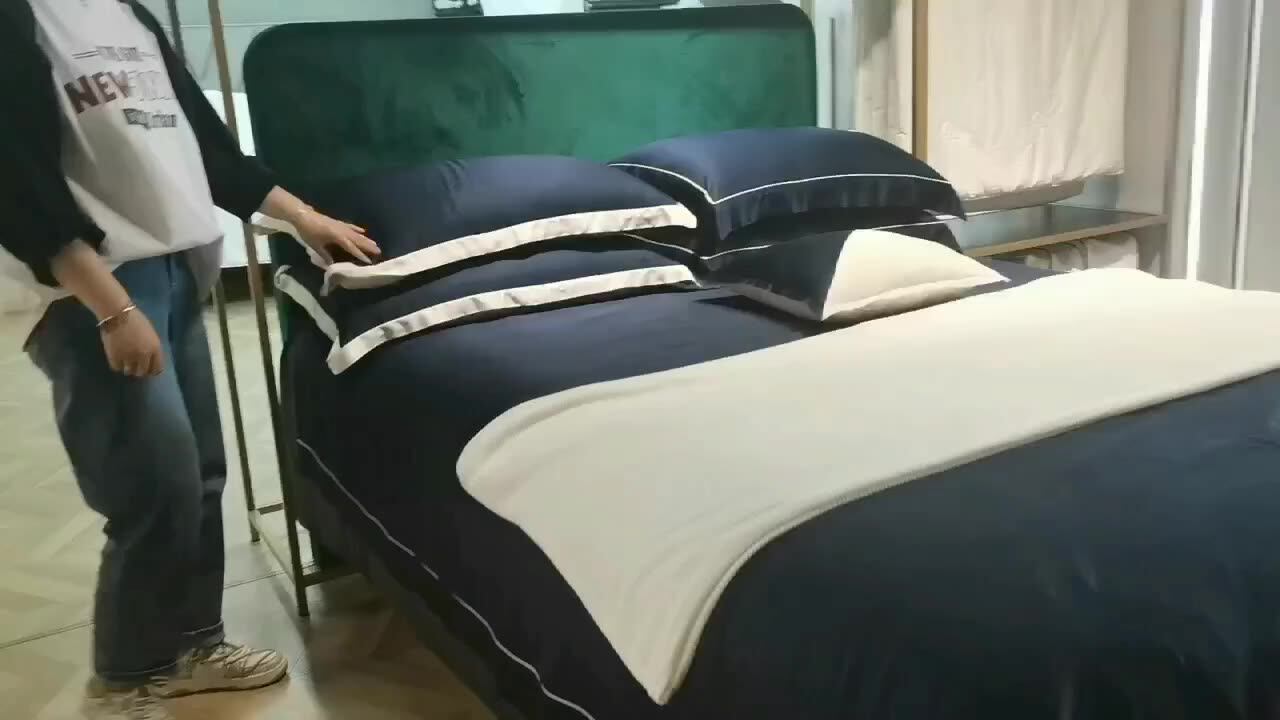 Ecofriendly Hotel Direct Twin Sheets Bedding Set Fitted Cooling