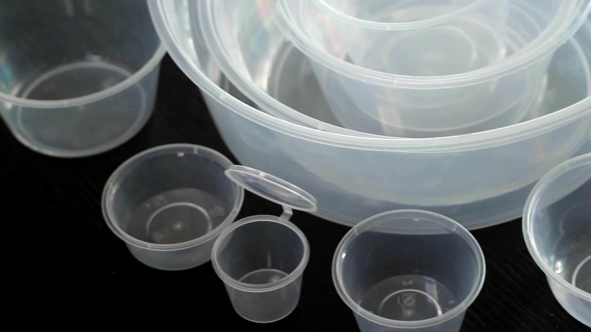 Food Container For Takeout Disposable Lunch Box With Clear Lid,2500ml