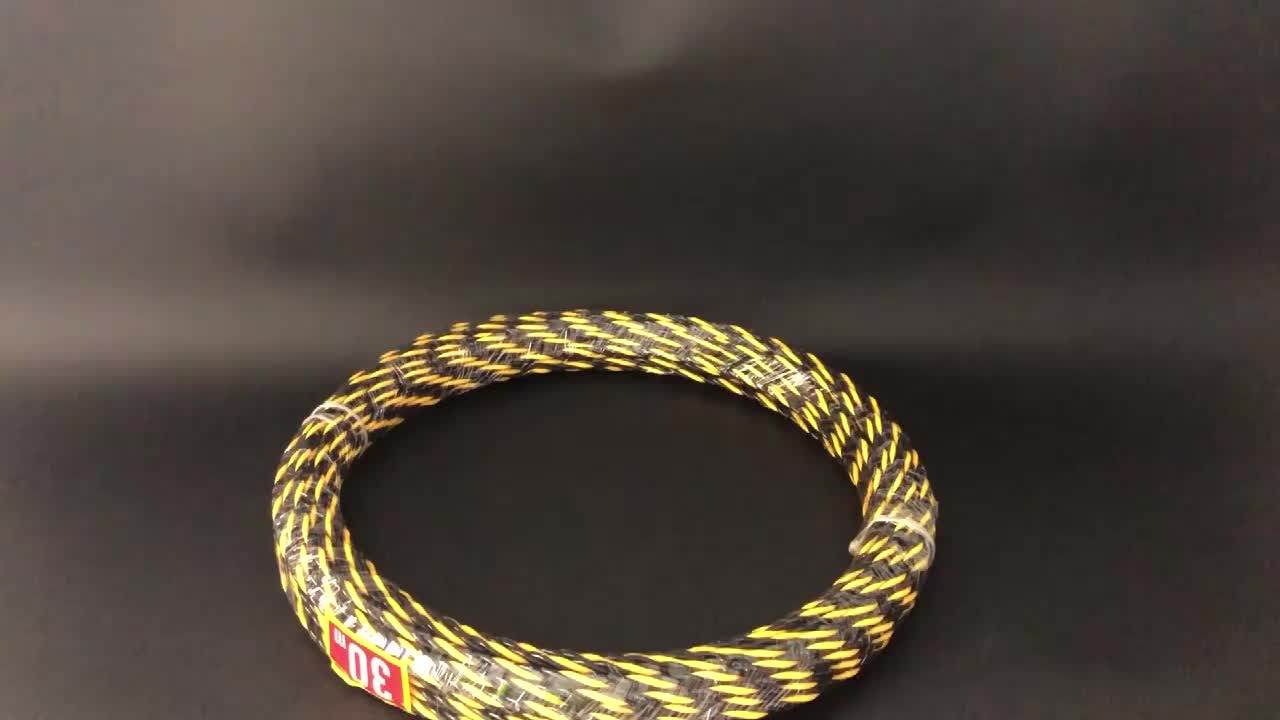 Electrical Fish Tape Reel 50 Foot Impact Case For Electricians,Pull